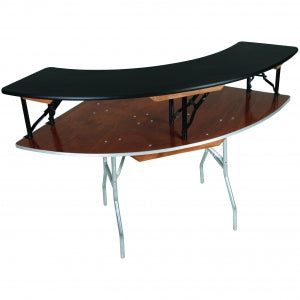 3' ID x 6' OD Outer Bar-Top Table W/Skirting