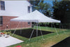 20x20 Pole Tent, 8' Long Table, Package B1(Seats 50)